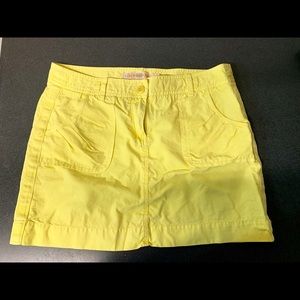 J.CREW cotton mini skirt
